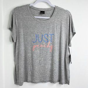 Free Press Sleepwear Just Peachy Soft Tee